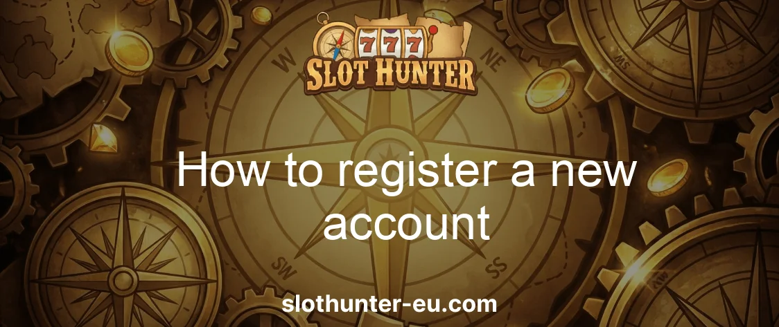 Slothunter Casino How To Register A New Account