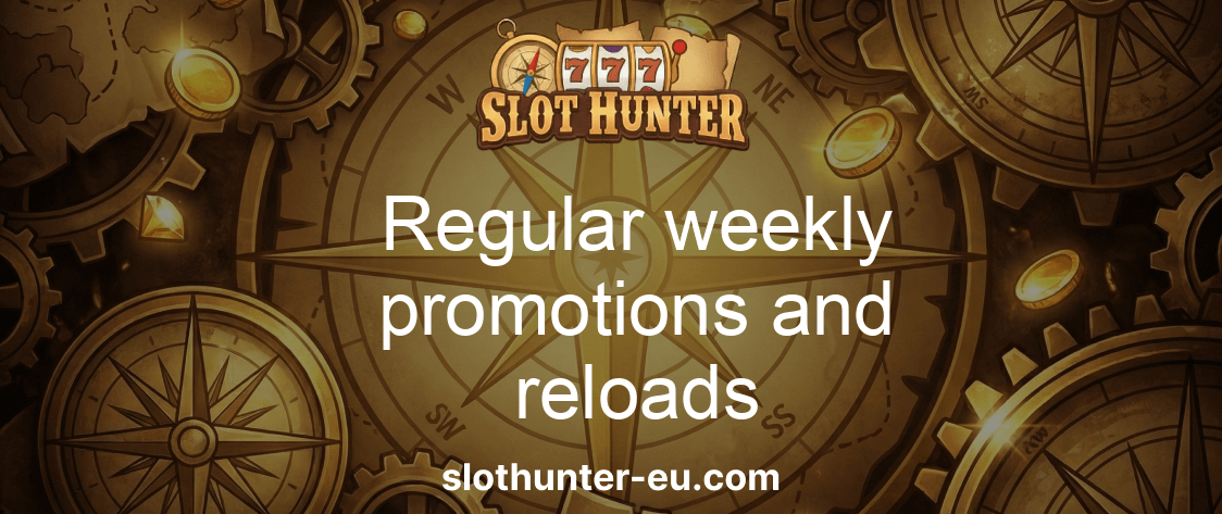Slothunter Casino Regular Weekly Promotions And Reloads