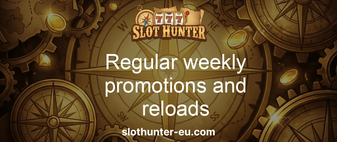 Slothunter Casino Regular Weekly Promotions And Reloads